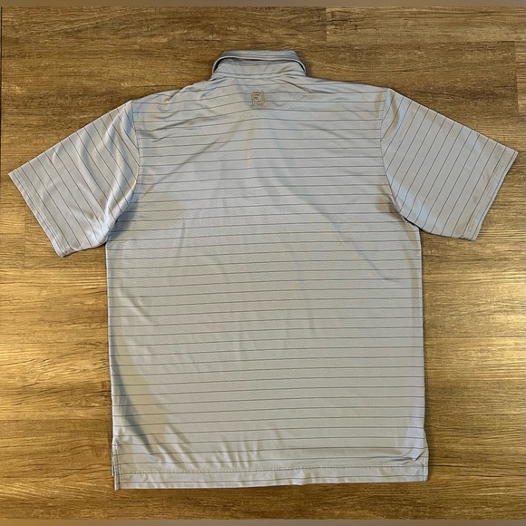 FootJoy Las Vegas Paiute Golf Resort Polo Shirt Men X-Large Gray Performance - Picture 2 of 6